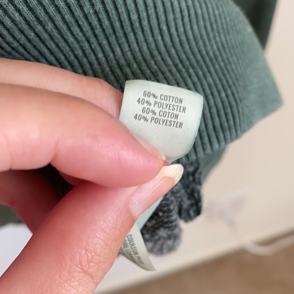 Aerie Green oversized crew neck sweatshirt - Picture 7 of 8